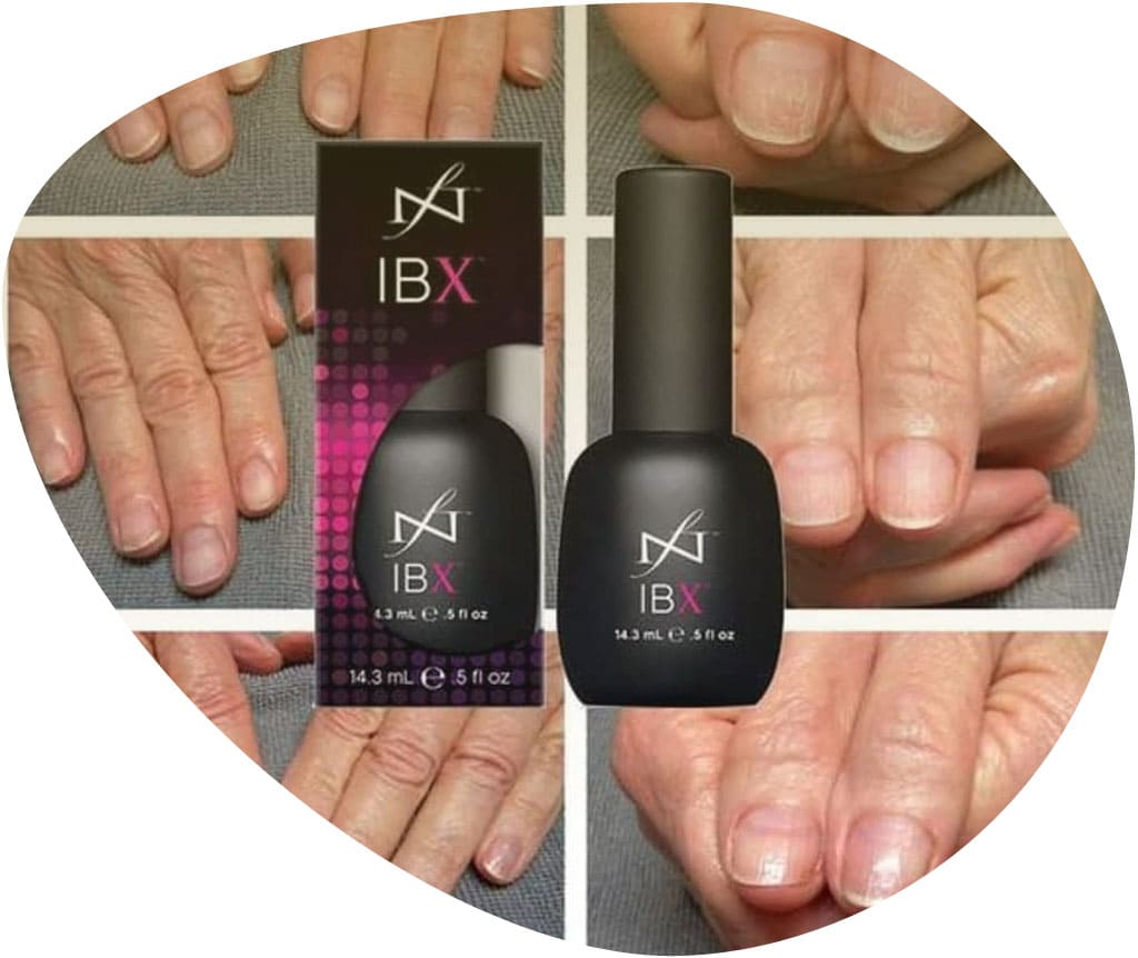 IBX proceso de restauración y cuidado de uñas