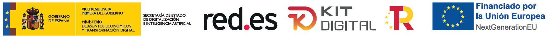 Logos Kit Digital Plan de recuperación transformación y resiliencia financiado por la UE Nextgeneration